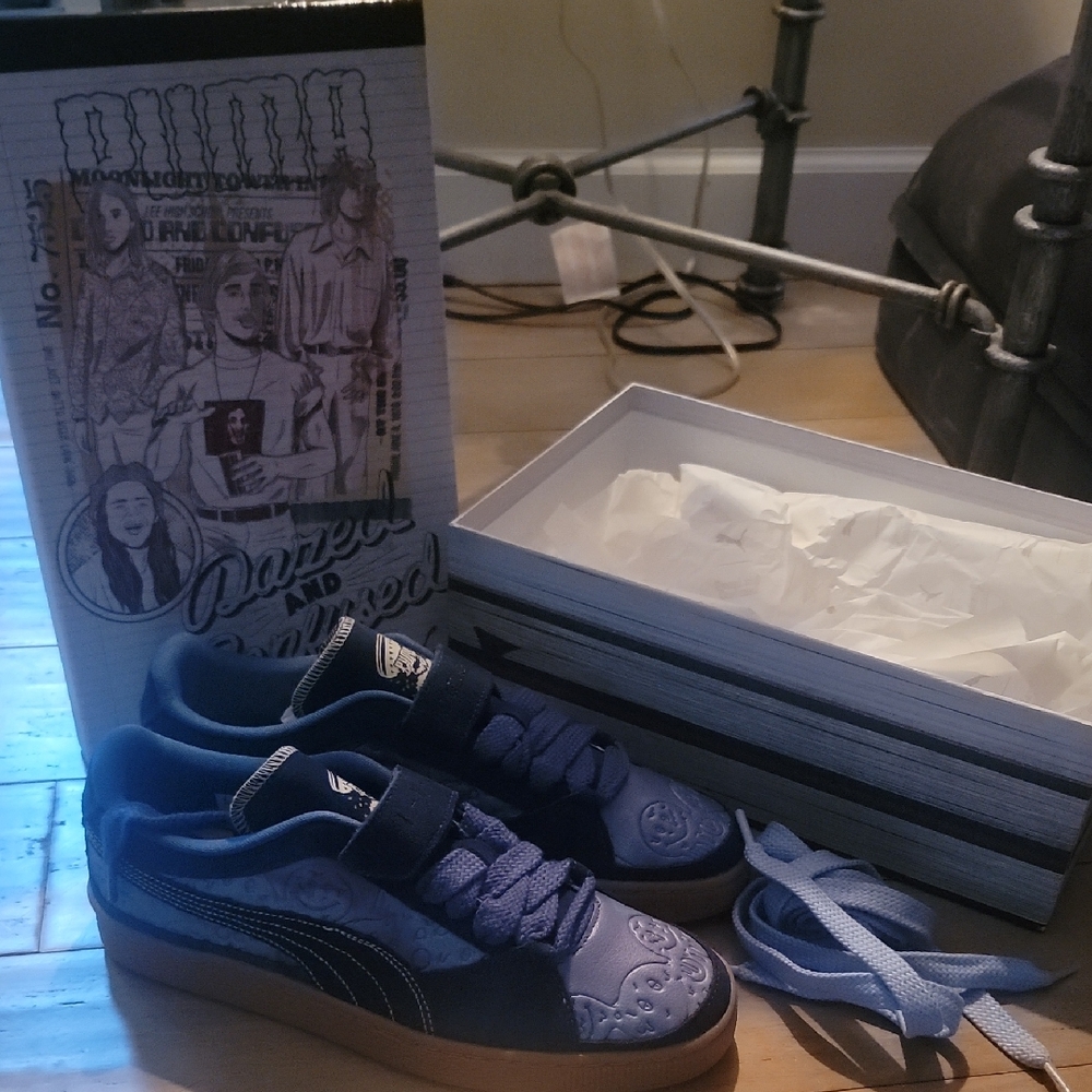 Puma Limited Edition Dazed & Confused Sneekers! Blue. Size 10 Mens. BNWT